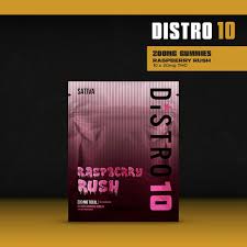 distro 10 gummies raspberry rush