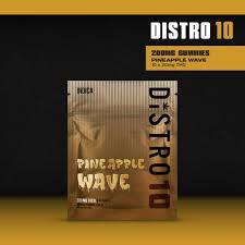 distro 10 gummies pineapple wave